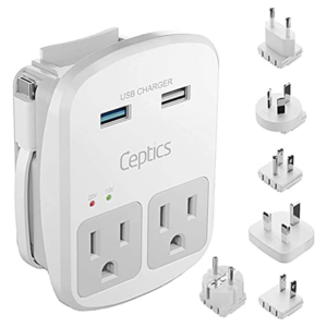 Ceptics World Travel Adapter