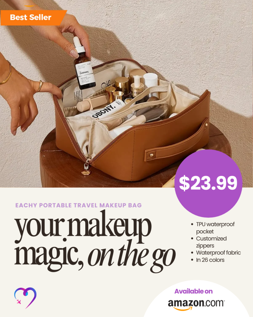 EACHY Portable Travel Makeup Bag (1)